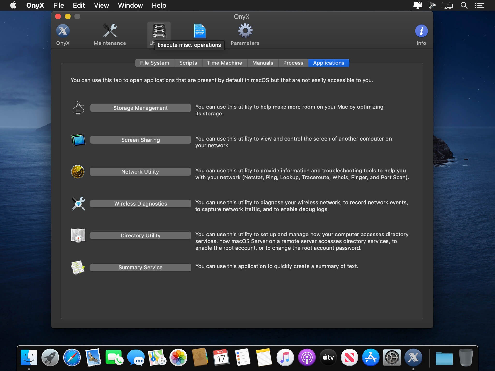onyx for macos